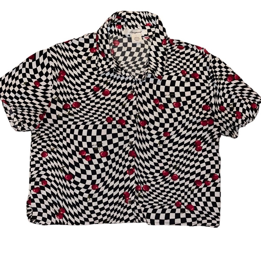 Trippy Cherry Blouse
